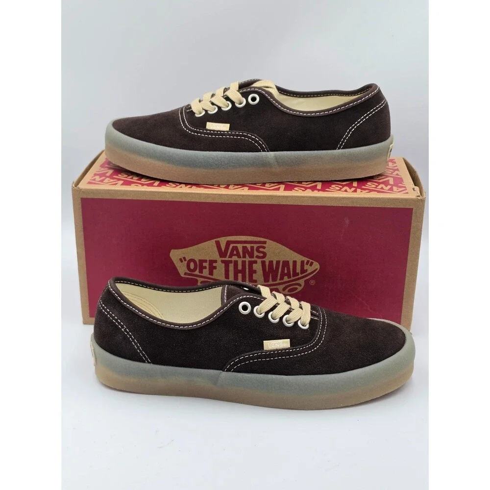 Vans Authentic Crepe Men’s 7.5 Women’s 9 Demitasse Brown Suede VN000D7Y3N1 NIB